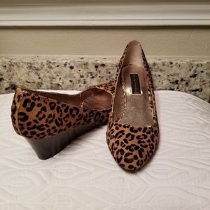 Steve Madden Leopard Wedges